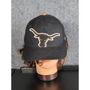 Zephyr Texas Longhorns Hat NCAA Baseball Black Orange Fitted Men 7 1/4‎ School